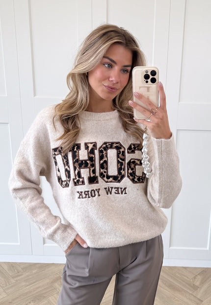 Famous Online Store Trui Soho leopard