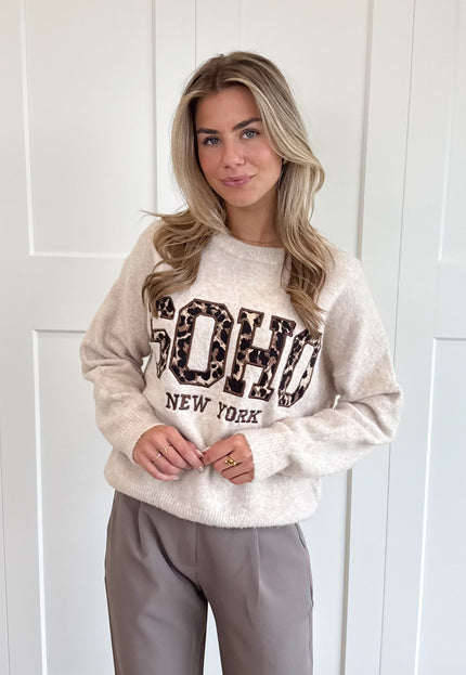 Famous Online Store Trui Soho leopard