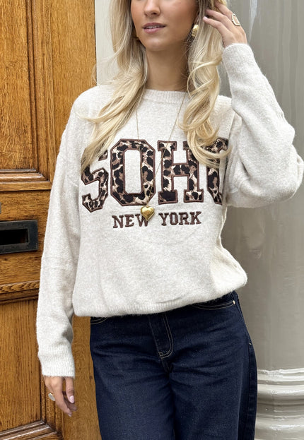 Famous Online Store Trui Soho leopard