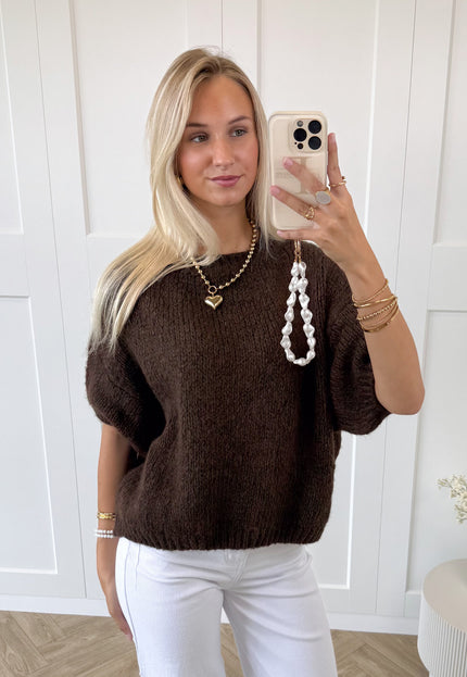 Famous Online Store Trui Suus donkerbruin