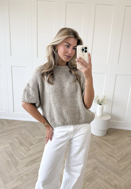 Famous Online Store Trui Suus taupe