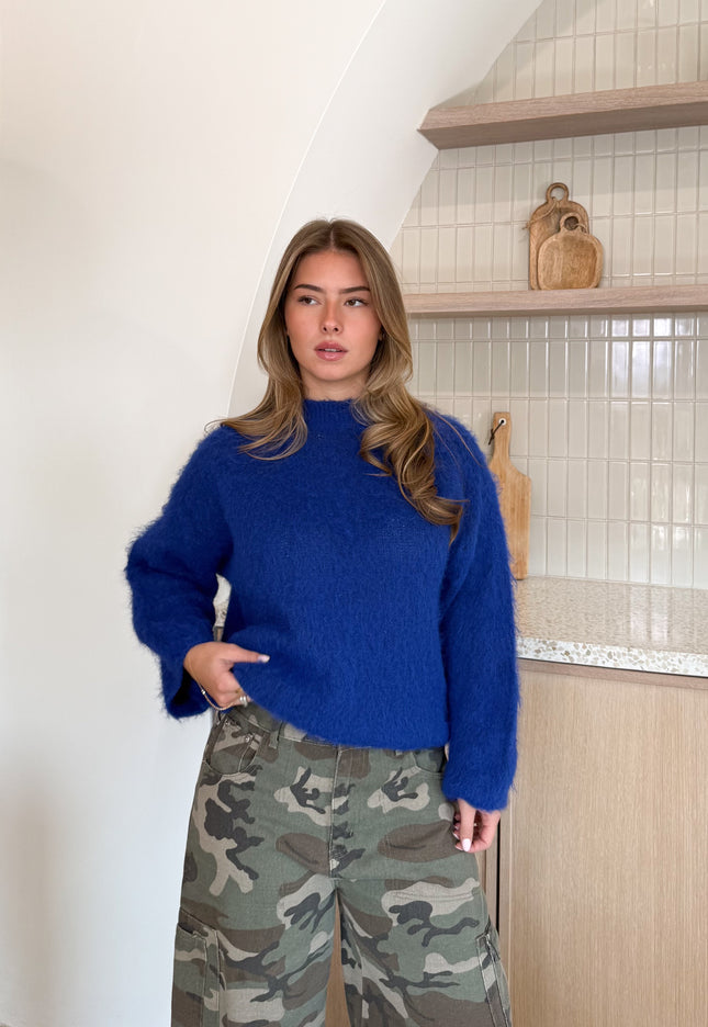 Famous Online Store Trui Veerle blauw