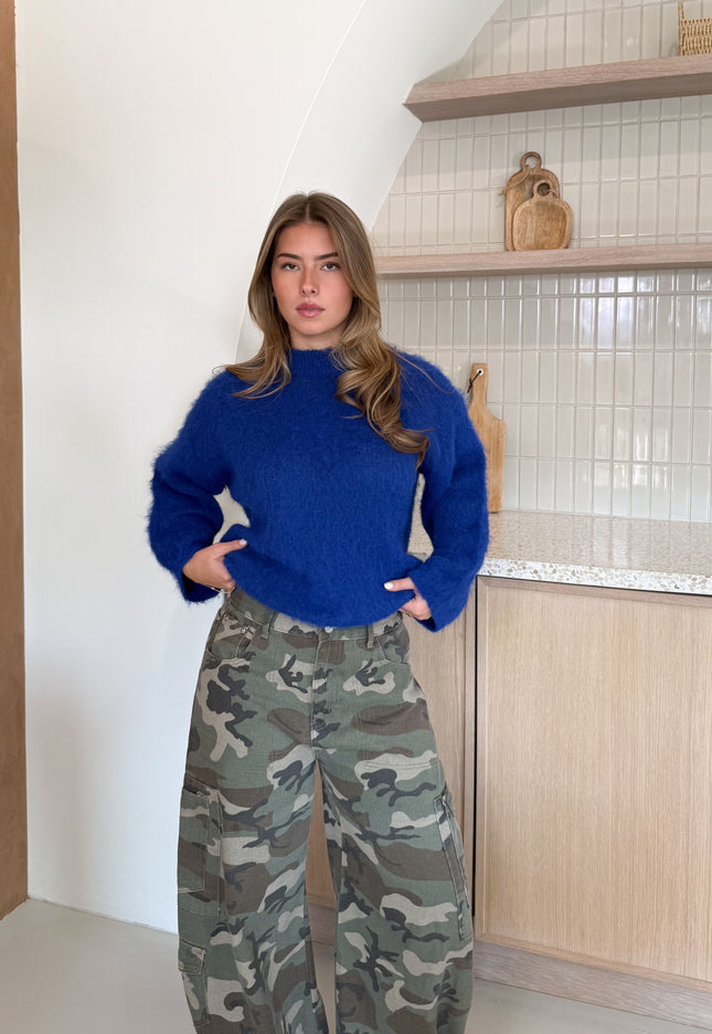 Famous Online Store Trui Veerle blauw