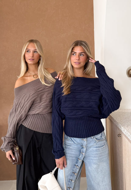 Famous Online Store Tyla trui navy