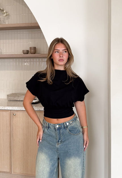 Famous Online Store Valerie top zwart