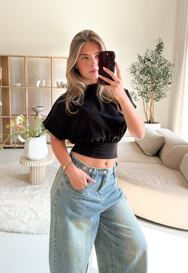 Famous Online Store Valerie top zwart