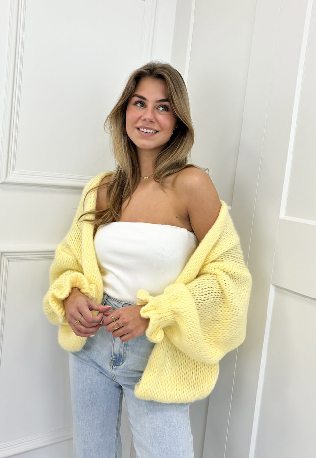 Famous Online Store Vest Alix geel