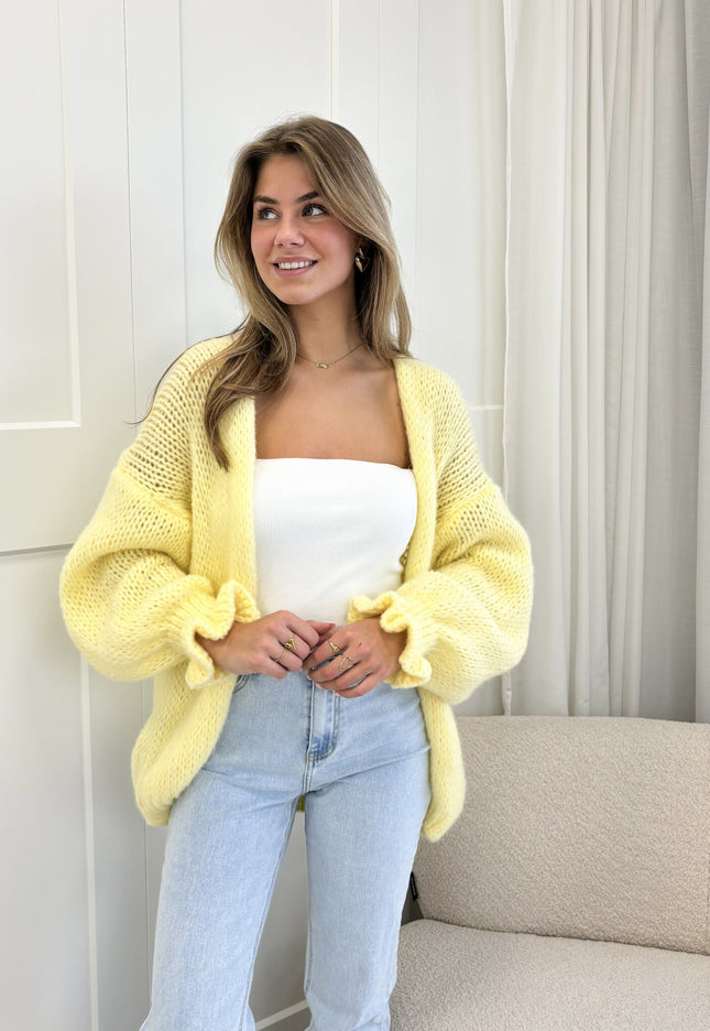 Famous Online Store Vest Alix geel