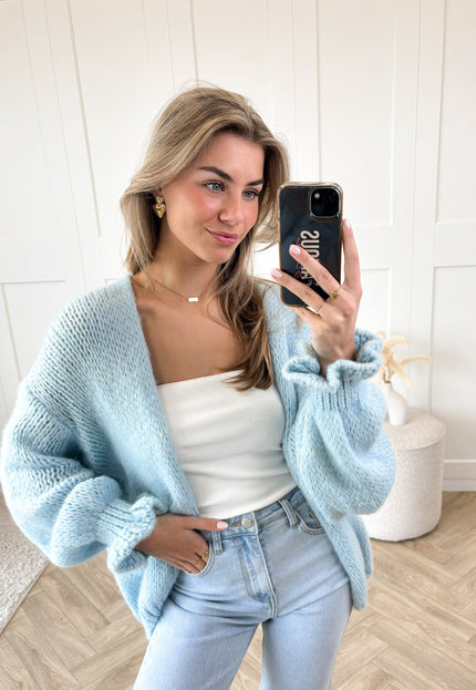 Famous Online Store Vest Alix lichtblauw