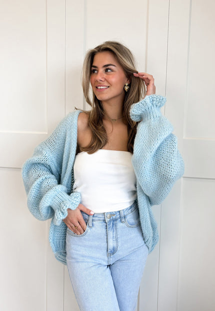 Famous Online Store Vest Alix lichtblauw