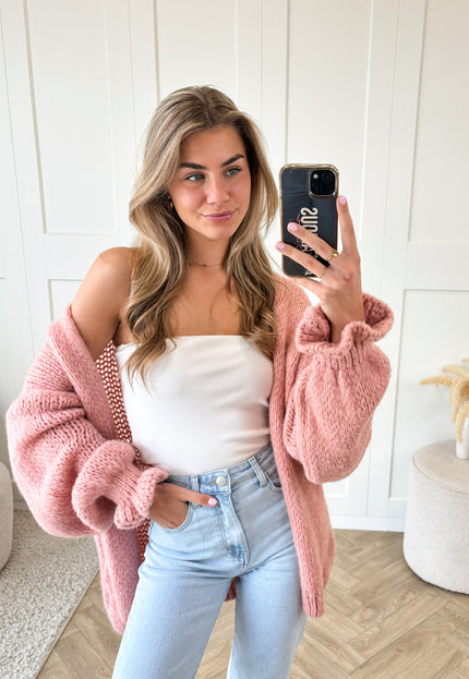 Famous Online Store Vest Alix poederroze