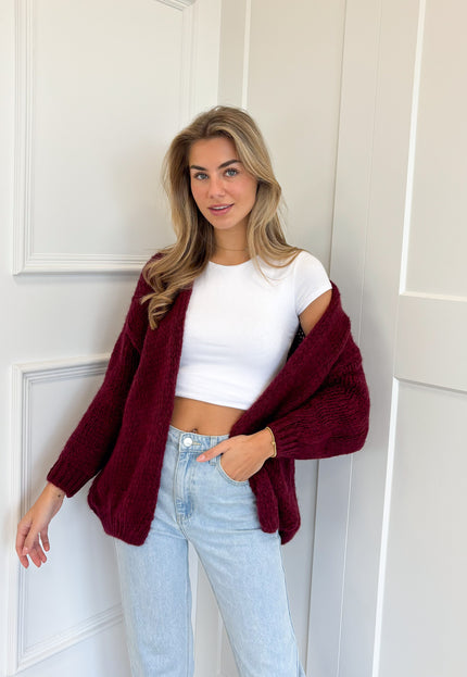 Famous Online Store Vest Chiara bordeaux