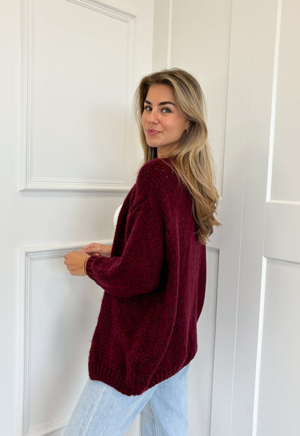 Famous Online Store Vest Chiara bordeaux