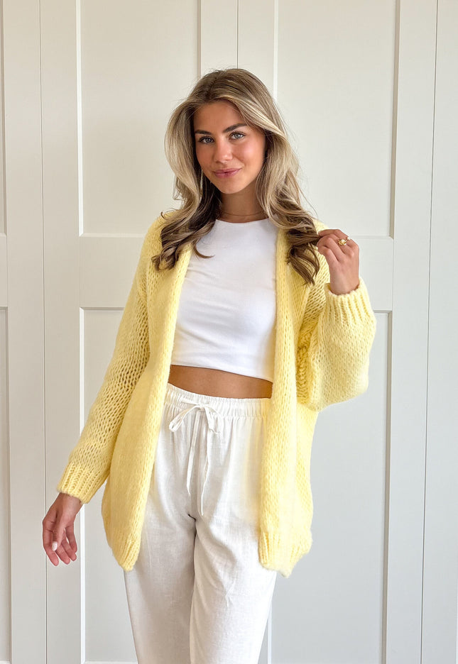 Famous Online Store Vest Chiara geel