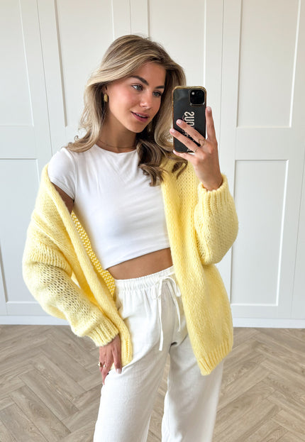 Famous Online Store Vest Chiara geel