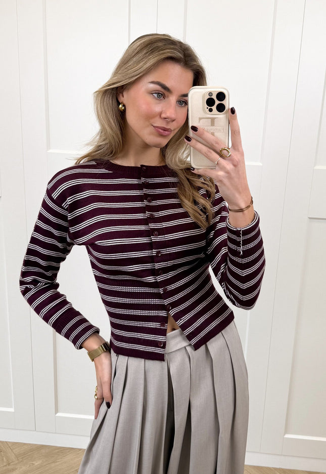 Famous Online Store Vest Cilou bordeaux