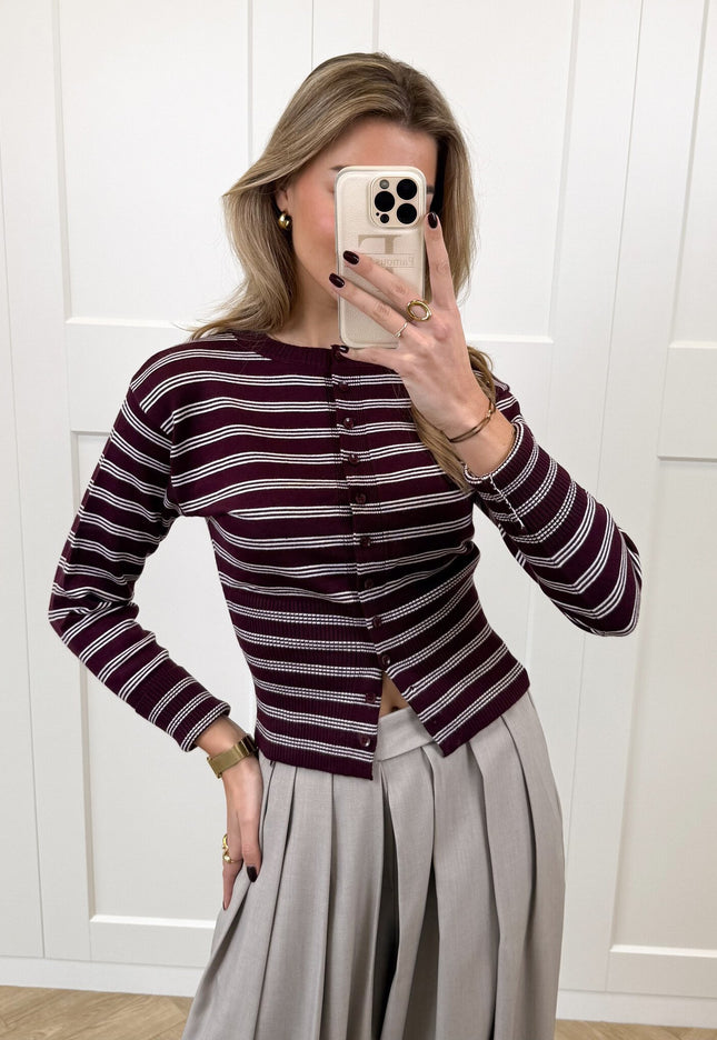 Famous Online Store Vest Cilou bordeaux