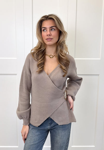 Famous Online Store Vest Elara taupe