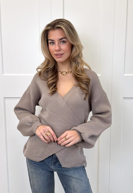 Famous Online Store Vest Elara taupe