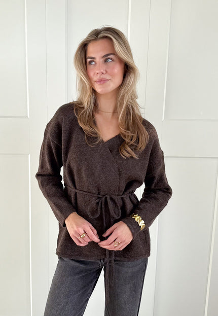 Famous Online Store Vest Elina bruin