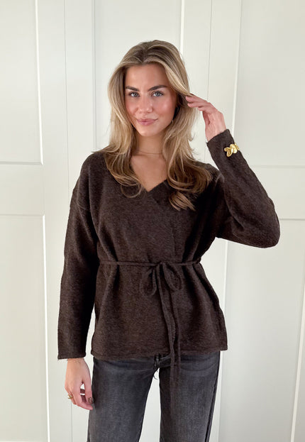 Famous Online Store Vest Elina bruin