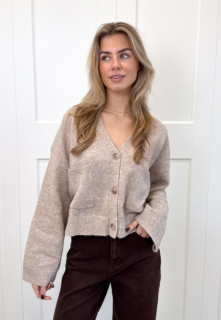 Famous Online Store Vest Lena taupe
