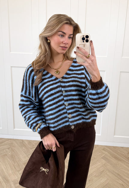 Famous Online Store Vest Sophie blauw