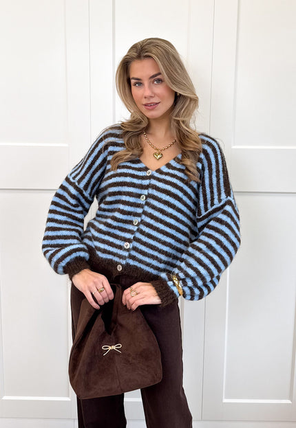 Famous Online Store Vest Sophie blauw