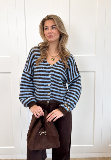 Famous Online Store Vest Sophie blauw