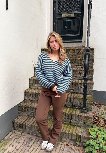 Famous Online Store Vest Sophie blauw