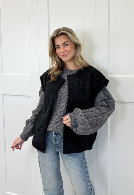 Famous Online Store Vest Valerie zwart
