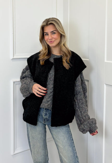 Famous Online Store Vest Valerie zwart