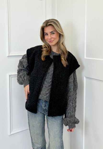 Famous Online Store Vest Valerie zwart