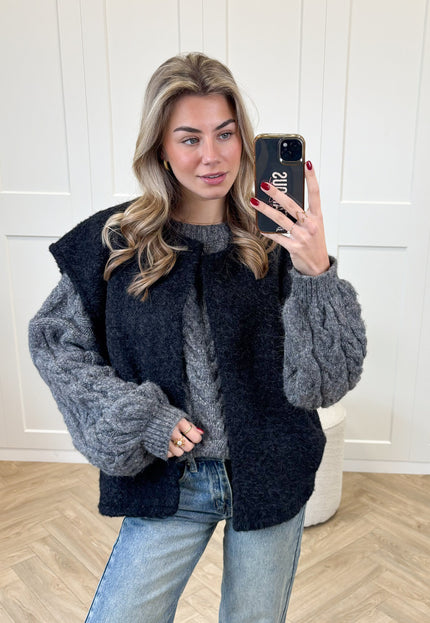Famous Online Store Vest Valerie zwart