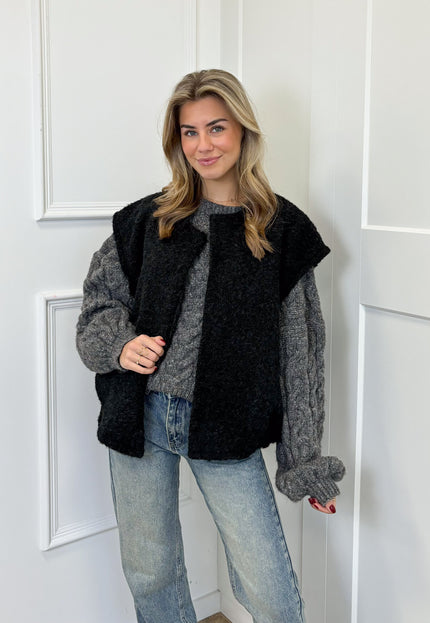 Famous Online Store Vest Valerie zwart