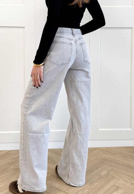Famous Online Store Wide leg jeans Avelyn grijs