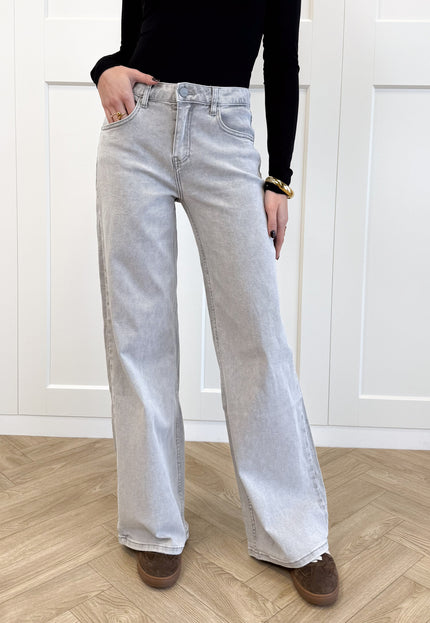Famous Online Store Wide leg jeans Avelyn grijs