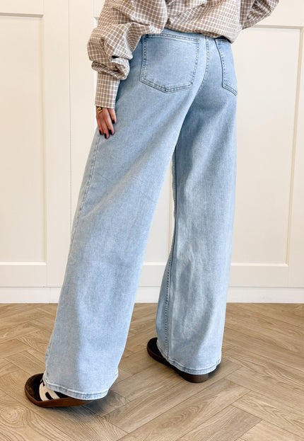 Famous Online Store Wide leg jeans Kyra lichtblauw