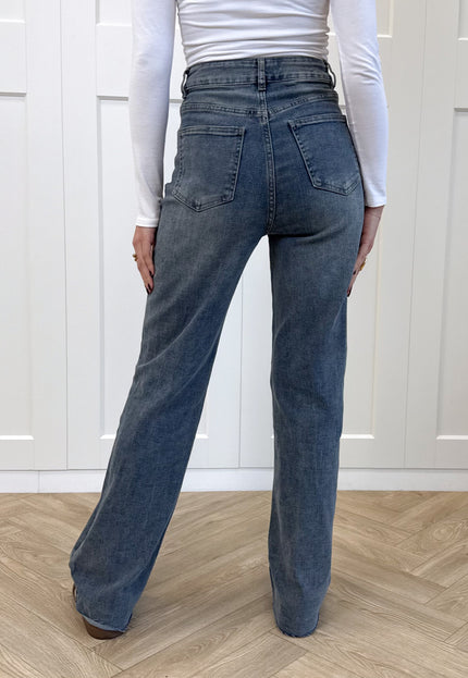 Famous Online Store Wide leg jeans Noor blauw