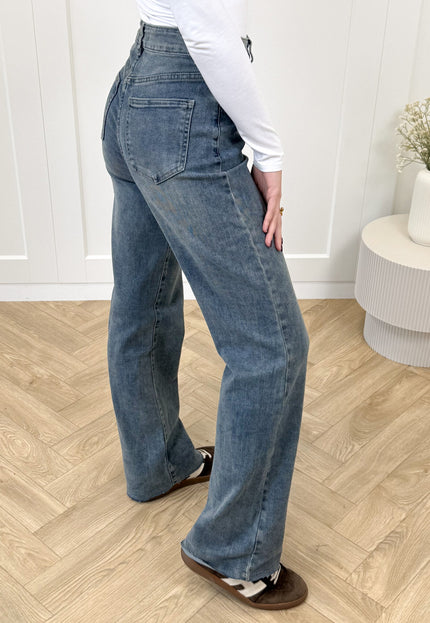 Famous Online Store Wide leg jeans Noor blauw