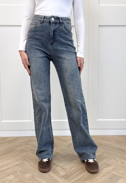 Famous Online Store Wide leg jeans Noor blauw