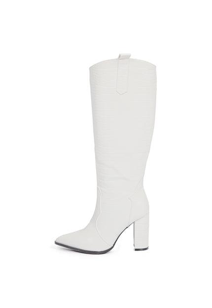 Famous Online Store Witte croco dameslaars Fay