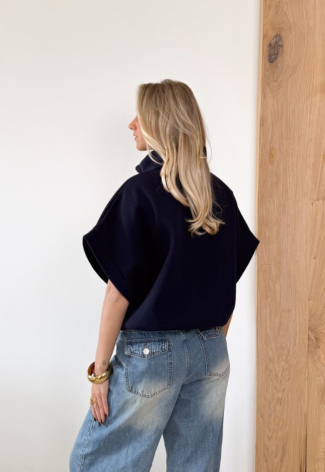 Famous Online Store Zippervest Daisy blauw