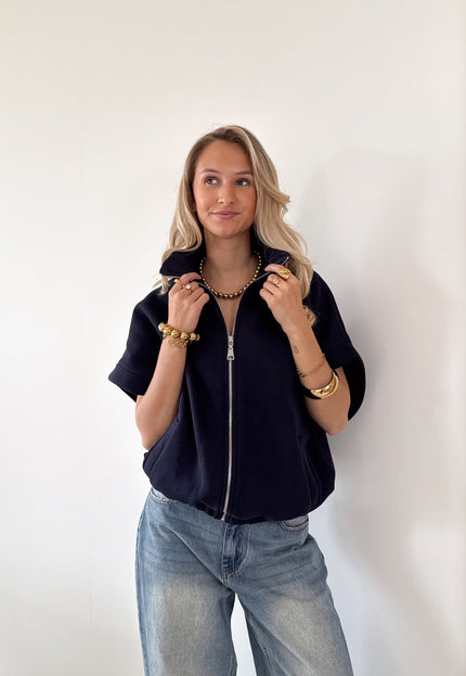 Famous Online Store Zippervest Daisy blauw