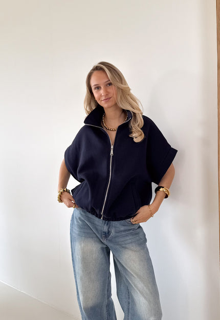Famous Online Store Zippervest Daisy blauw