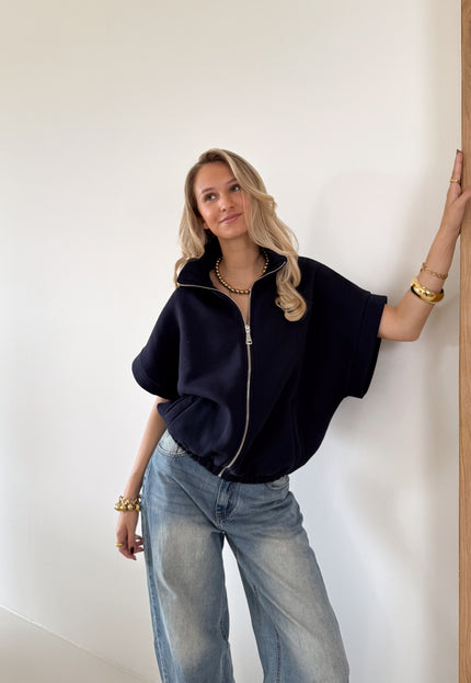 Famous Online Store Zippervest Daisy blauw