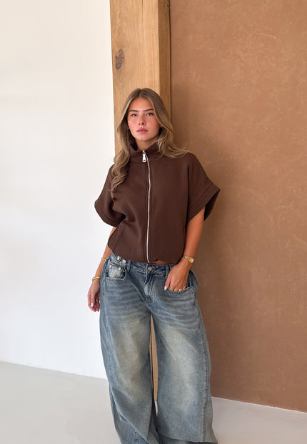 Famous Online Store Zippervest Daisy bruin