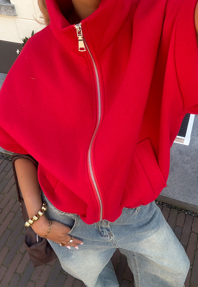 Famous Online Store Zippervest Daisy rood
