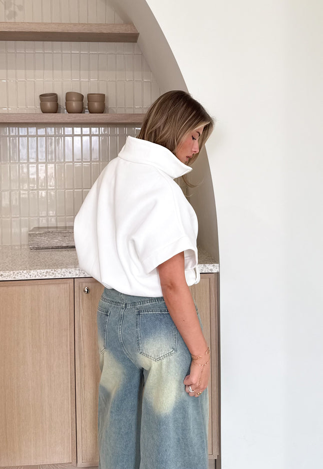 Famous Online Store Zippervest Daisy wit