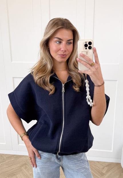 Famous Online Store Zippervest Marivelle Blauw